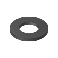 MODULAR SOLUTIONS BLACK OXIDE PLATED FASTENER&lt;BR&gt;M6 SMALL WASHER